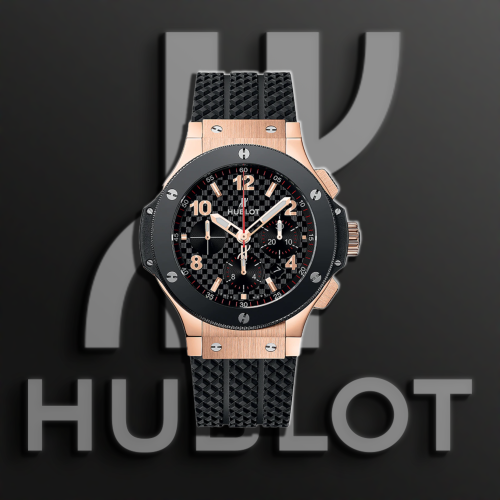 위블로 휴블럿 로즈 골드 블랙 다이얼 오토매틱 무브먼트 hub0170 - Hublot Big Bang Black Dial Automatic Movement