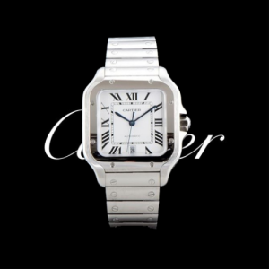 Cartier 까르띠에 산토스 라지 39.8mm 오토매틱 화이트다이얼 car1097 (정품급)