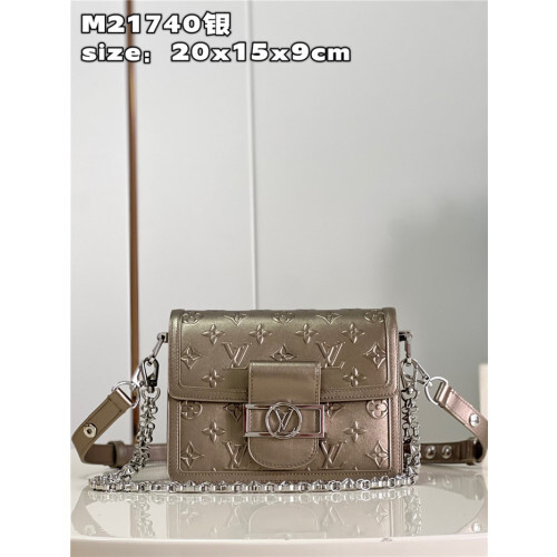 LOUIS VUITTON 루이비통 미니 도핀 라이트 골드 M21740