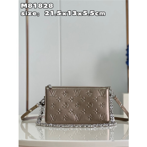 LOUIS VUITTON 루이비통 렉싱턴 파우치 라이트 골드 M81828