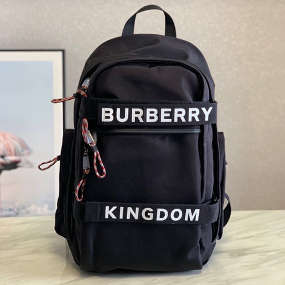 Burberry 2022 Nylon Mens Back Pack , 32cm - 버버리 2022 나일론 남성용 백팩 ,BURB0467,32cm,블랙