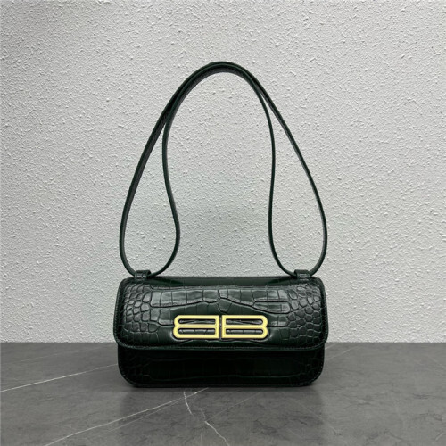 Balenciaga 발렌시아가 가십 BB장식 텍스처 숄더백 B59056