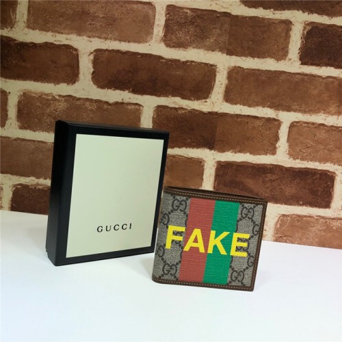 GUCCI 구찌 Fake/Not 프린트 반지갑 636166