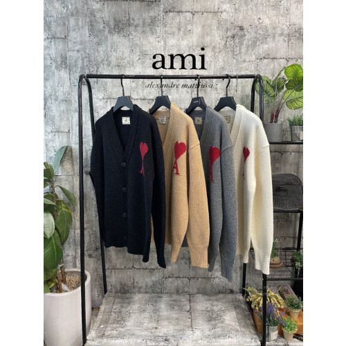 AMI 아미 하트헤비 가디건