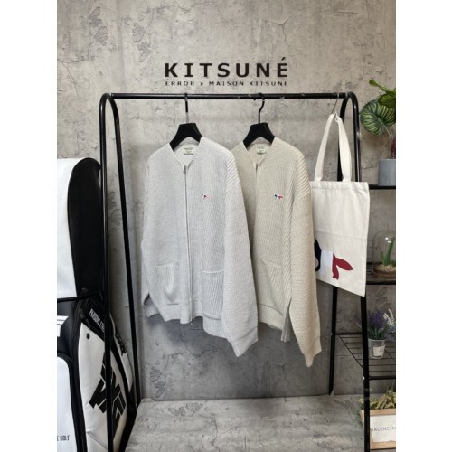 Maison Kitsune 메종키츠네 하찌 브이가디건3