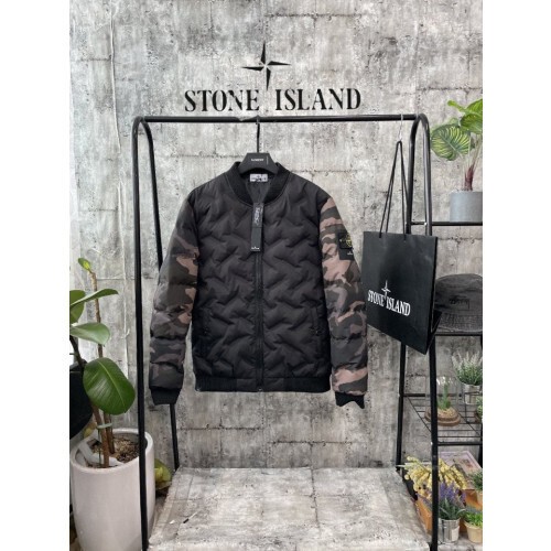 Stone Island 스톤아일랜드 카모앰보 와팬패딩점퍼