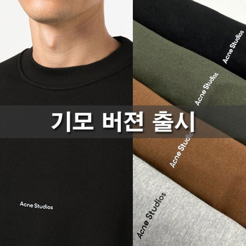 Acne Studios 아크네스튜디오 스몰영문로고 맨투맨 (기모버젼)