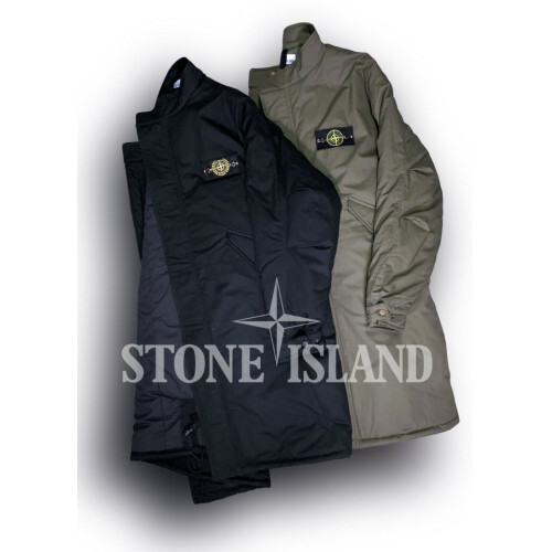 Stone Island 스톤아일랜드 30th 리미티드 리플렉티브 M-51 피쉬테일 코튼 패딩 롱 야상 [세미오버핏]