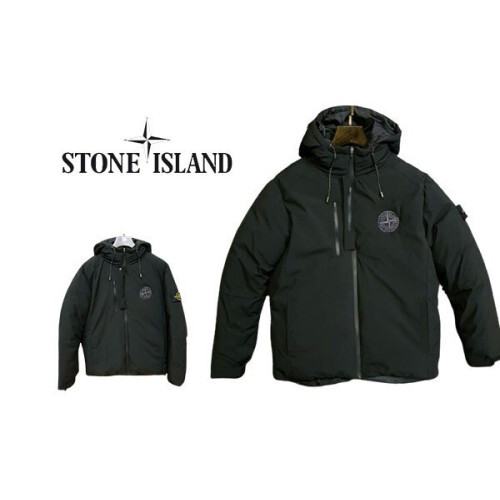 Stone Island 스톤아일랜드 원형패치 후드 헤비패딩