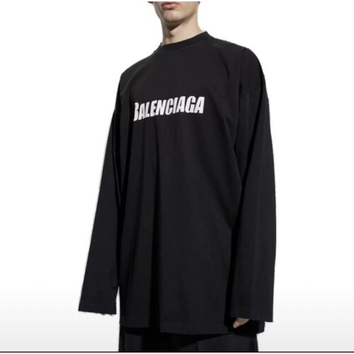 BALENCIAGA 발렌시아가 크랙로고 롱슬리브