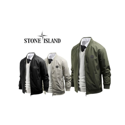 Stone Island 스톤아일랜드 원형 항공 블루종 자켓