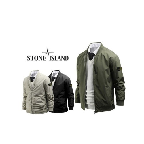 Stone Island 스톤아일랜드 와펜 항공 블루종 자켓