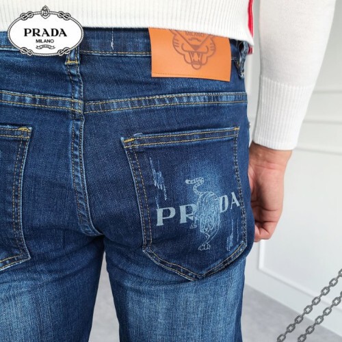 PRADA 프라다 타이거 진청 청바지