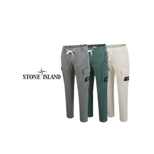 Stone Island 스톤아일랜드 피그먼트 밴딩 카고 바지