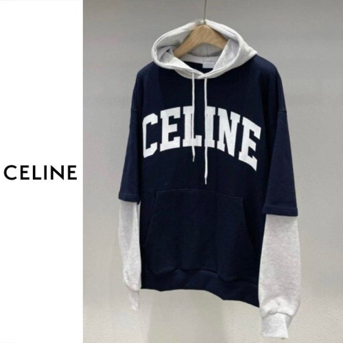 CELINE 셀린느 레이어드 배색후드