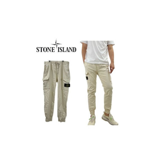 Stone Island 스톤아일랜드 뒤포인트 워싱 카고 조거팬츠