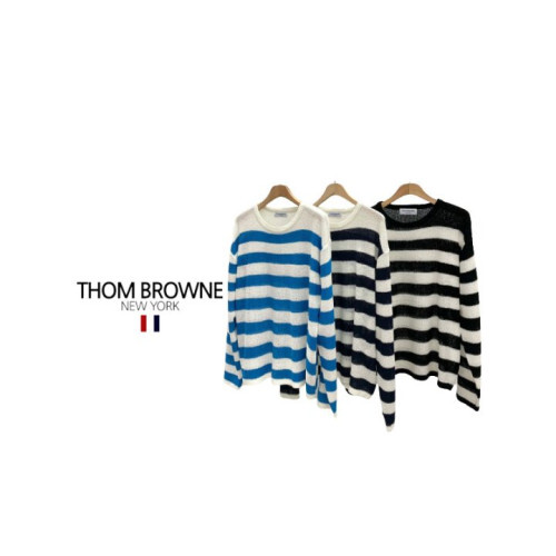 Thom Browne 톰브라운 마린 스트라이프 타올 니트