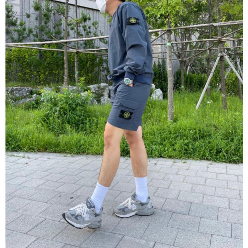 Stone Island 나일론 쉐도우 프로젝트 풀오버 맨투맨 셋업