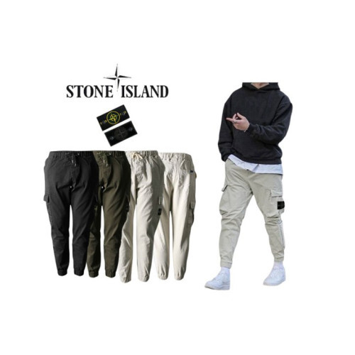 Stone Island 스톤아일랜드 뒤포인트 코튼스판 카고 조거팬츠