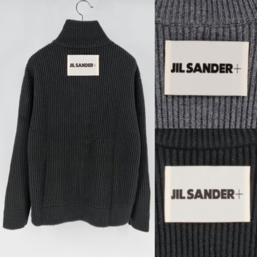 Jil sander 질샌더 램스울 하찌 니트집업