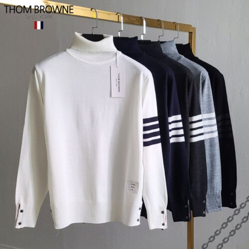 Thom Browne 톰브라운 사선완장 베이직 폴라 니트