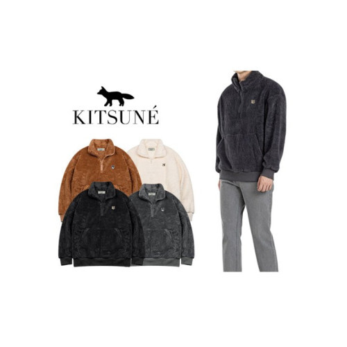 Maison Kitsune 메종키츠네 폭스 양털 아노락