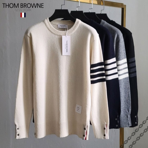 Thom Browne 톰브라운 램스울 베이직 긴팔 니트