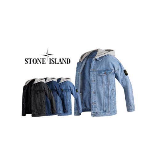 Stone Island 스톤아일랜드 와펜 오버핏 탈부착 청자켓