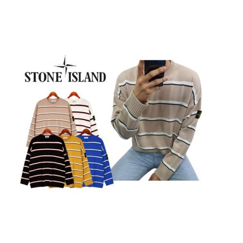 Stone Island 스톤아일랜드 단가라 오버핏 니트