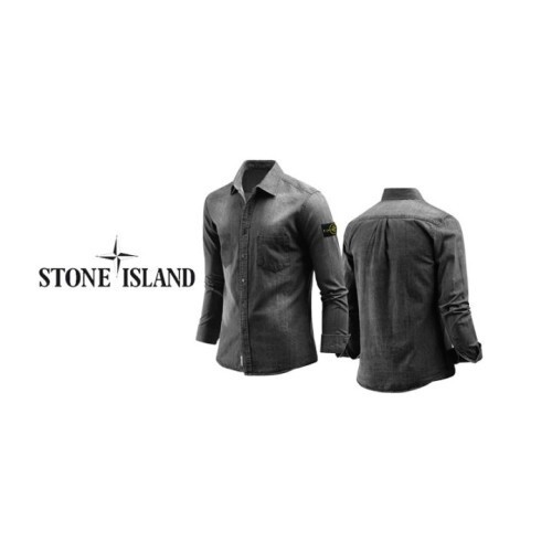 Stone Island 스톤아일랜드 F/W 흑청 셔츠