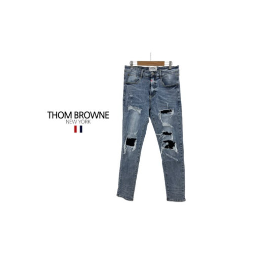 Thom Browne 톰브라운 디스트로이드 슬림 청바지