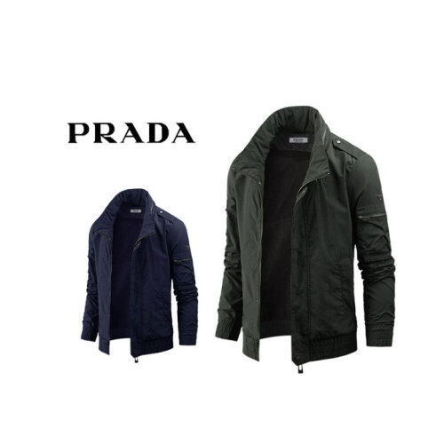 PRADA 프라다 플레이트 사이드지퍼 윈드스토퍼