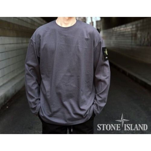 Stone Island 스톤아일랜드 클래식 와팬 10수 코튼 세미오버핏 슬라브 [세미오버핏]