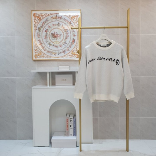 maison margiela 메종마르지엘라 로고 니트