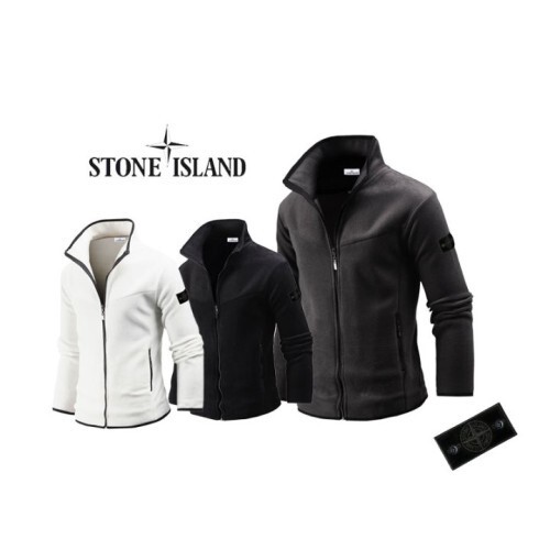 Stone Island 스톤아일랜드 블랙패치 후리스 집업