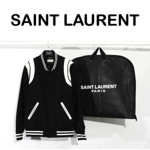 Saint Laurent 세인트로랑 커플 스타디움 울 블루종