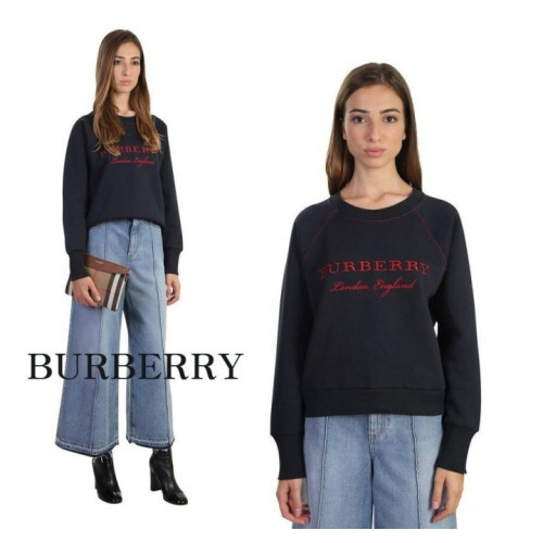 BURBERRY 버버리런던 엠브로이더 풀자수 커플 맨투맨