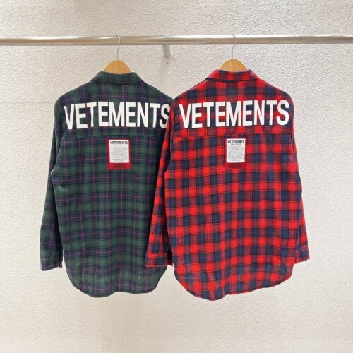 Vetements 베트멍 패치 남방