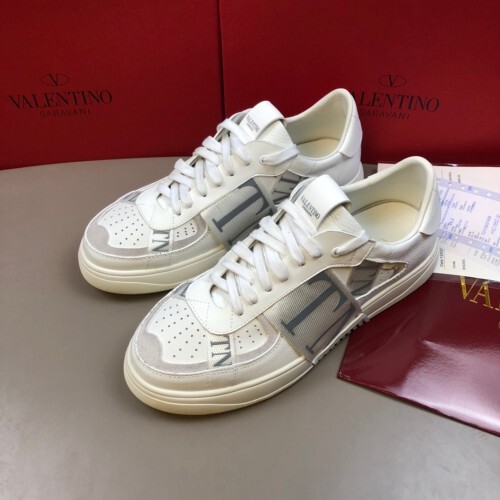 Valentino 발렌티노 패브릭 로고 밴드 스니커즈